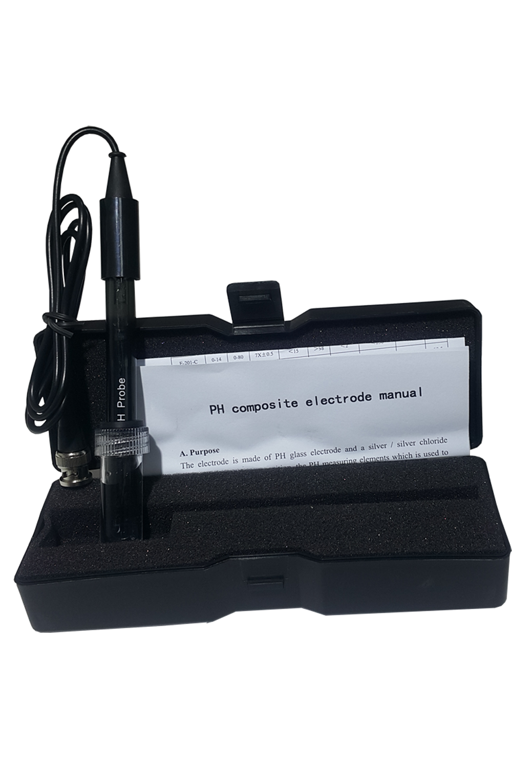 PH PROBE with glass electrode